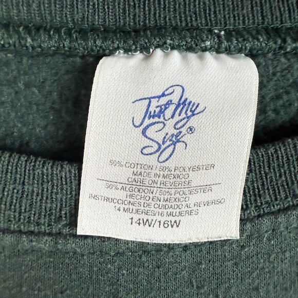 Women's Vintage Americana Crew Neck Sweatshirt 14/16 (XL) Embroidered Sweater - Picture 7 of 8